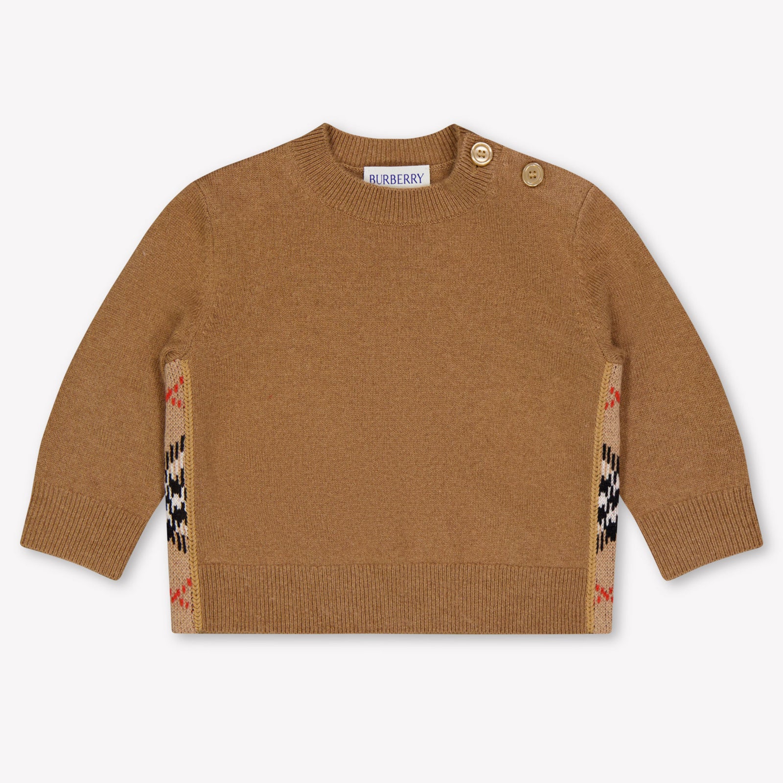 Burberry Bryce Baby Unisex Trui In Camel