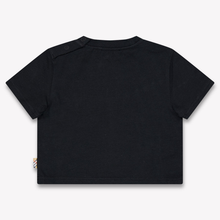 Burberry Cedar Baby Unisex T-Shirt In Zwart