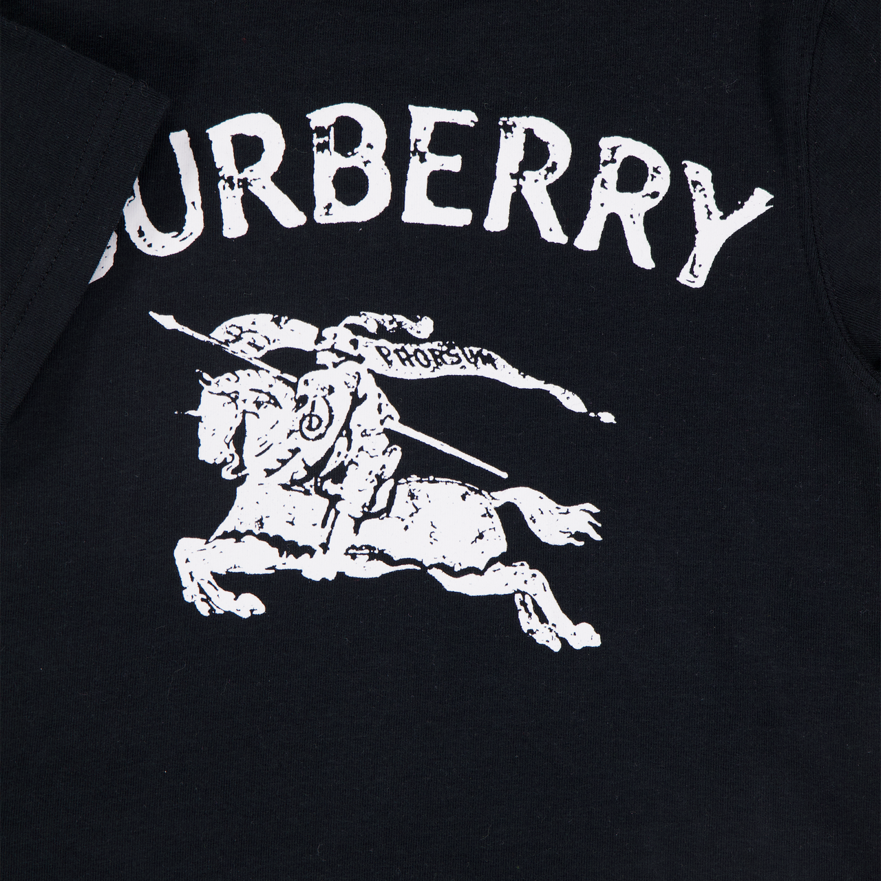 Burberry Cedar Baby Unisex T-Shirt In Zwart