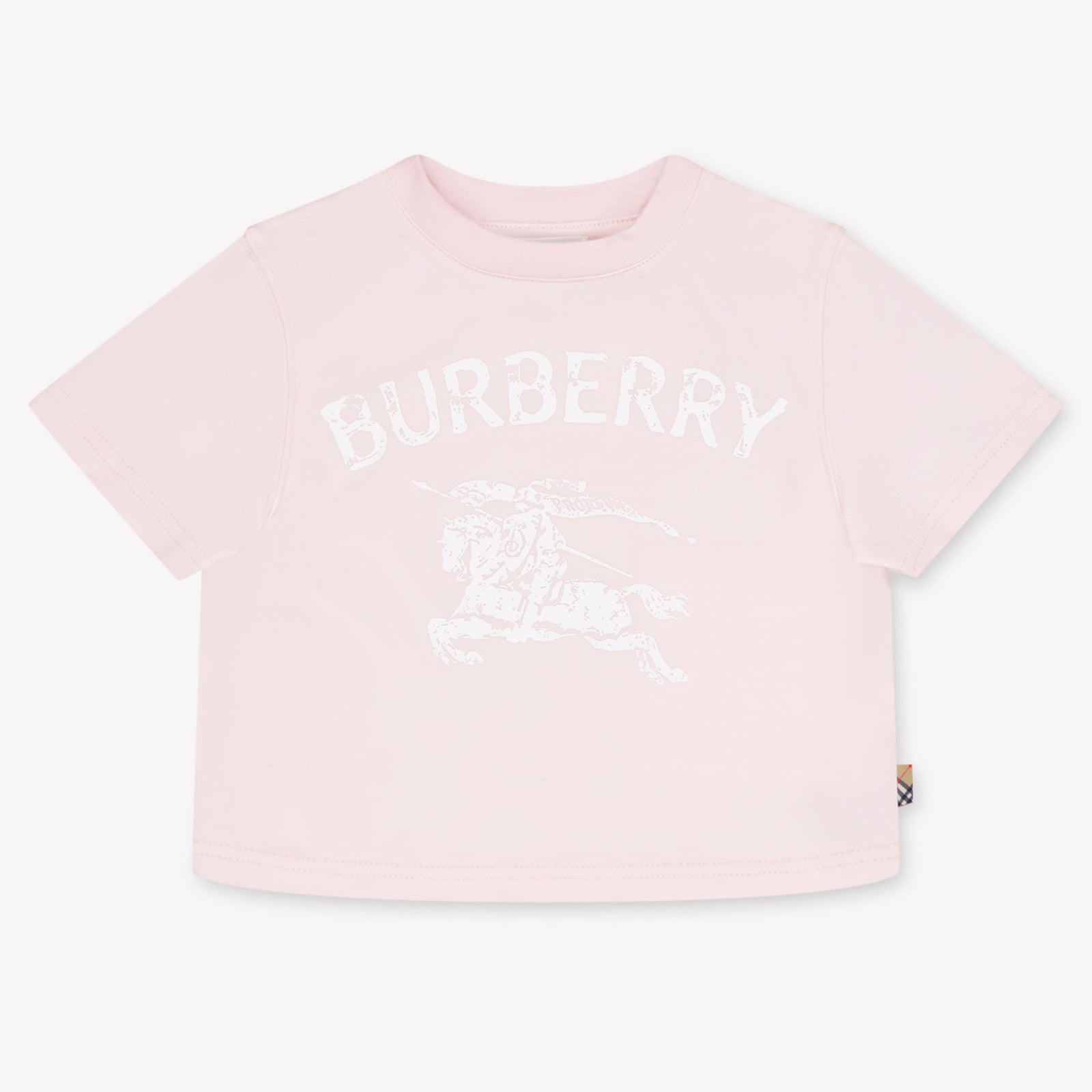 Burberry Cedar Baby Meisjes T-Shirt In Licht Roze