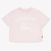 Burberry Cedar Baby Meisjes T-Shirt In Licht Roze