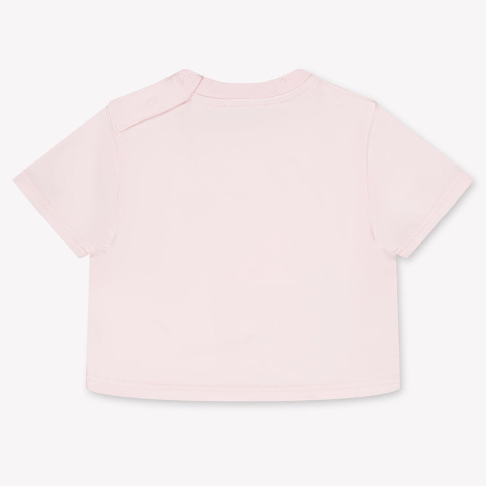 Burberry Cedar Baby Meisjes T-Shirt In Licht Roze