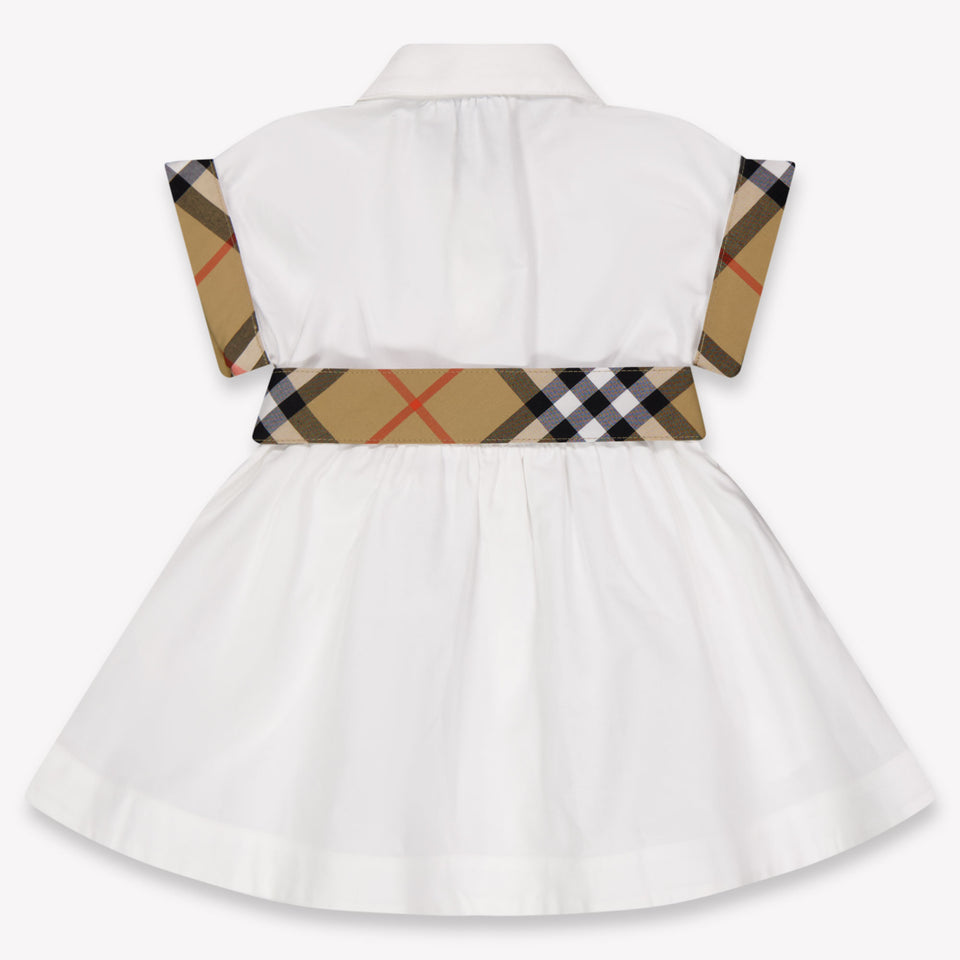 Burberry Baby Meisjes Jurk In Wit