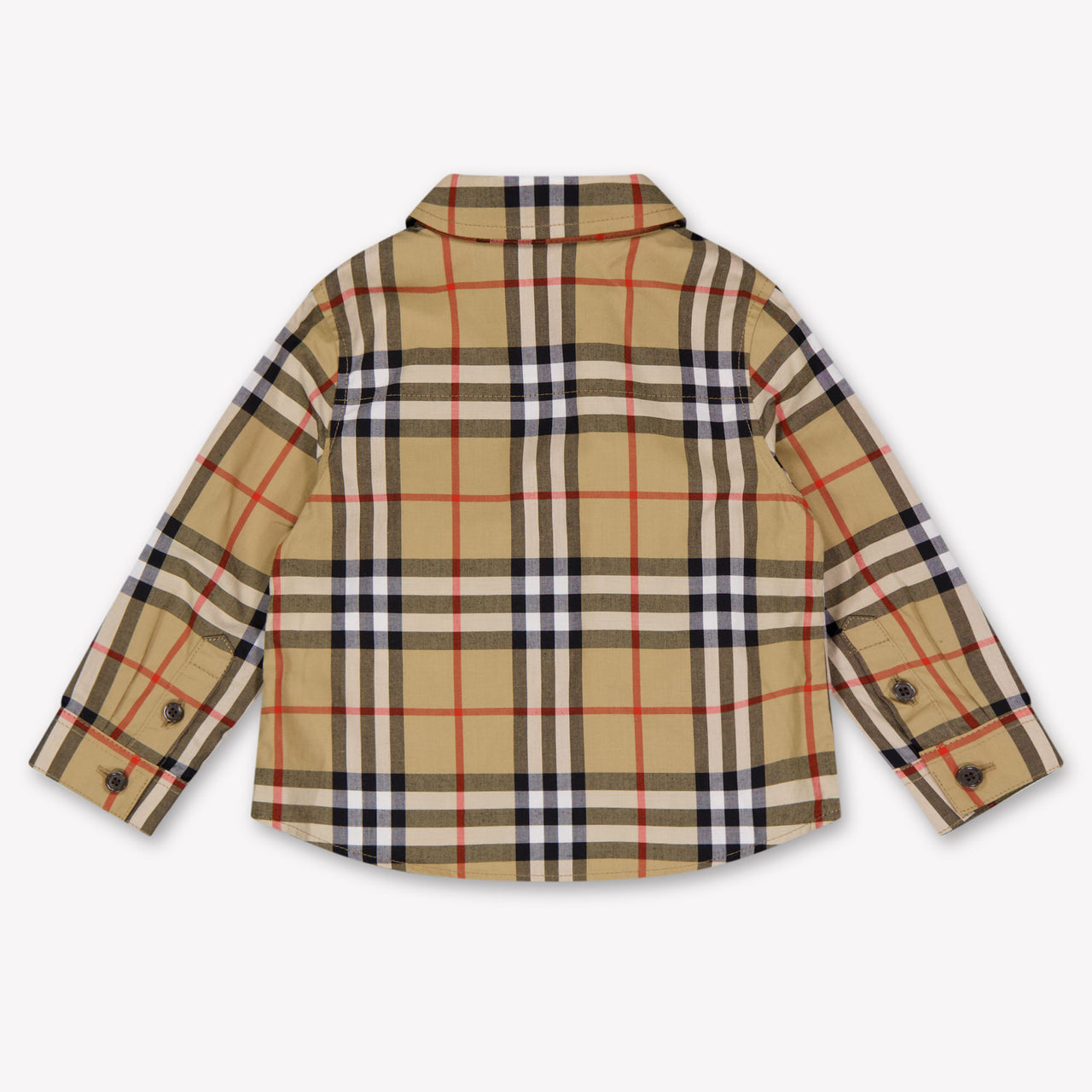 Burberry Owen Baby Jongens Blouse In Beige