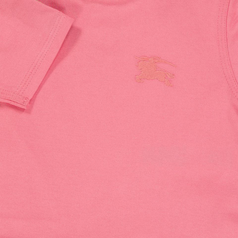 Burberry Cedar Baby Meisjes T-Shirt In Roze