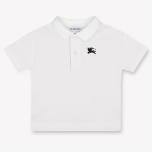 Burberry Johane Baby Jongens Polo In Wit