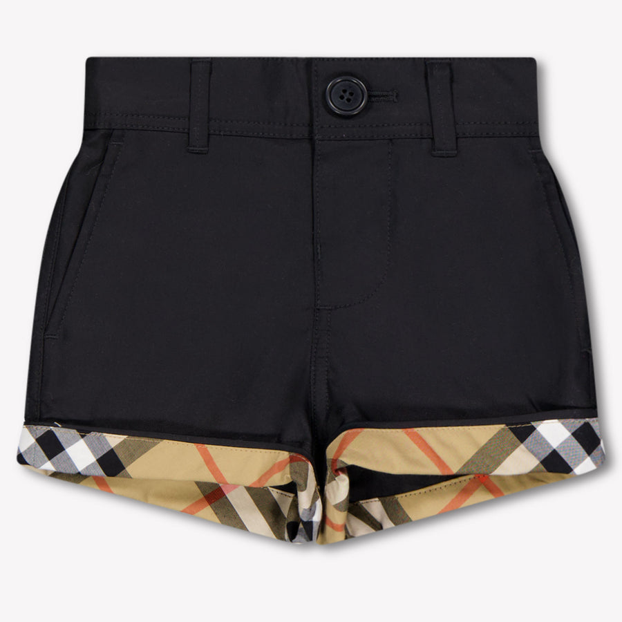 Burberry Oscar Baby Jongens Shorts In Zwart