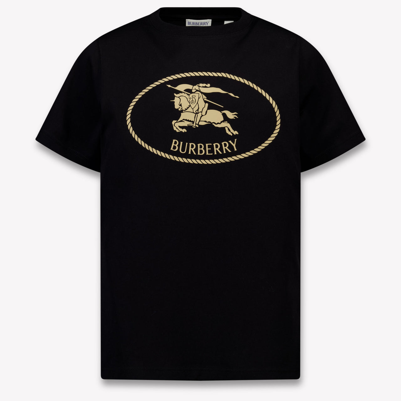 Burberry Cedar Crest Kinder Unisex T-Shirt In Zwart