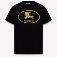 Burberry Cedar Crest Kinder Unisex T-Shirt In Zwart