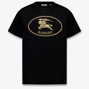 Burberry Cedar Crest Kinder Unisex T-Shirt In Zwart