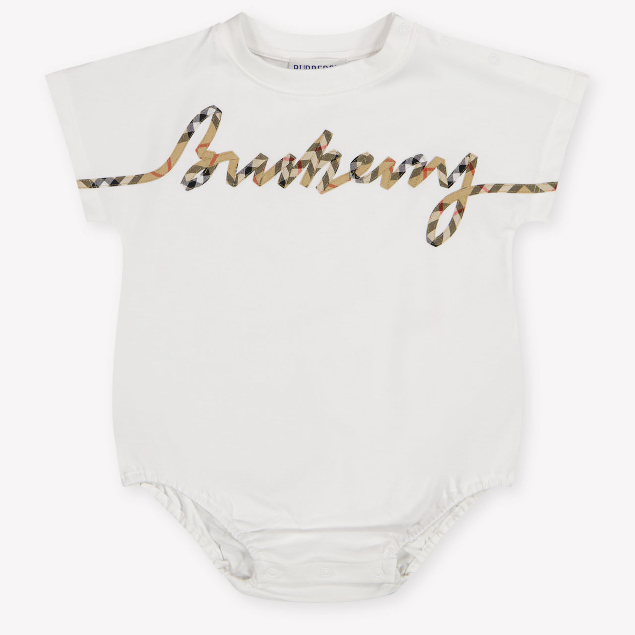 Burberry Dolby Baby Meisjes Rompertje In Wit