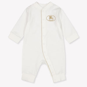 Burberry Jade Baby Meisjes Boxpakje In Off White