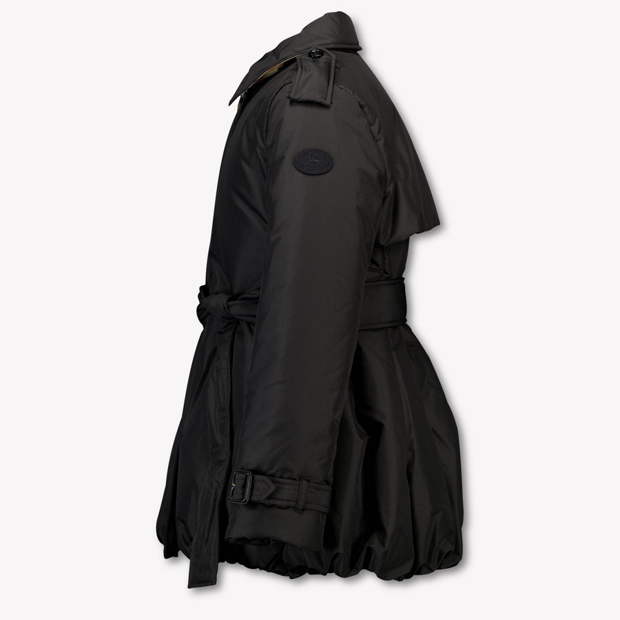 Burberry Berry Kinder Meisjes Winterjas In Zwart