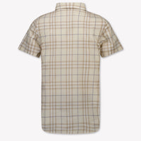 Burberry Kinder Jongens Blouse In Licht Beige