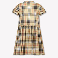 Burberry Rose Kinder Meisjes Jurk In Beige