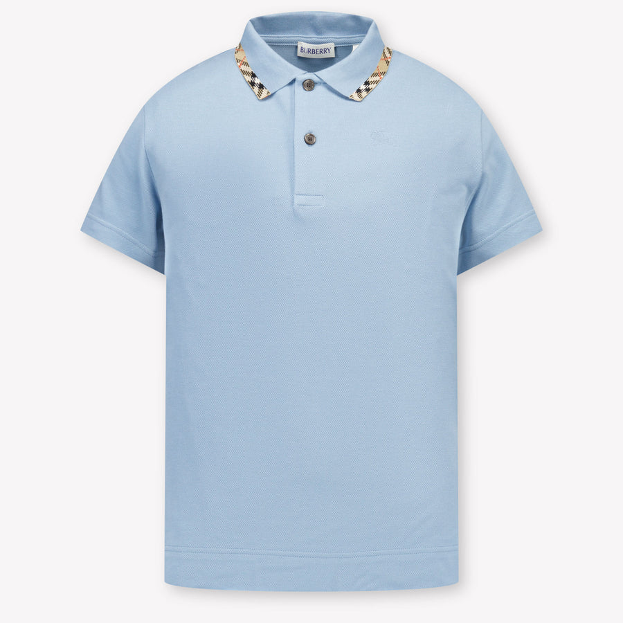 Burberry Johane Kinder Jongens Polo In Licht Blauw