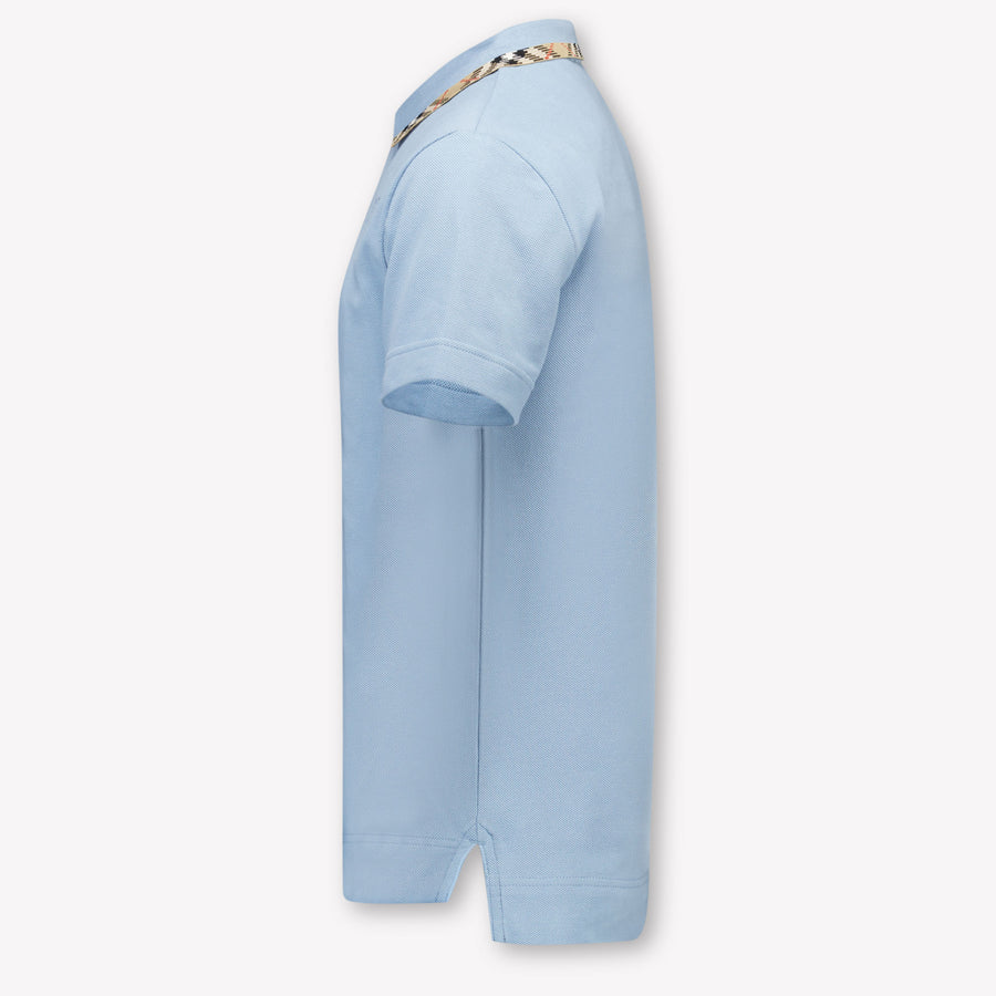 Burberry Johane Kinder Jongens Polo In Licht Blauw