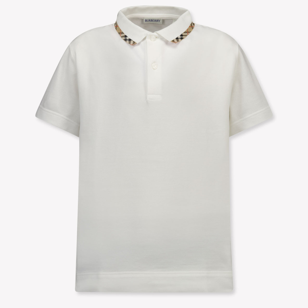 Burberry Johane Kinder Jongens Polo In Wit