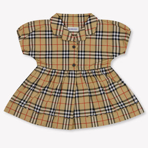 Burberry Bea Baby Meisjes Jurk In Beige