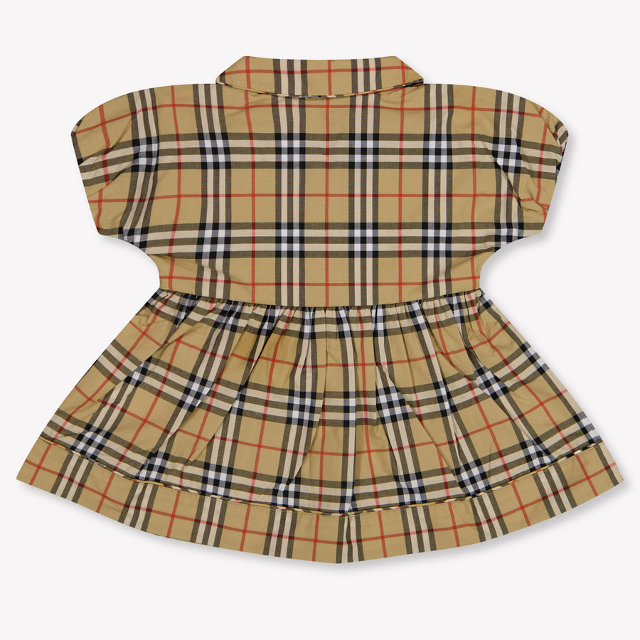 Burberry Bea Baby Meisjes Jurk In Beige