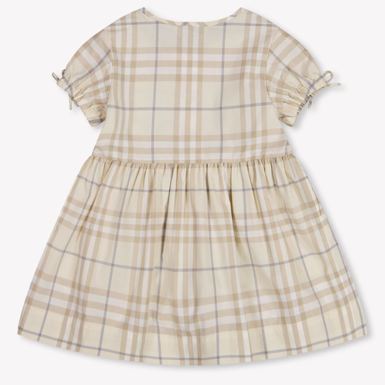 Burberry Josie Baby Meisjes Jurk In Licht Beige