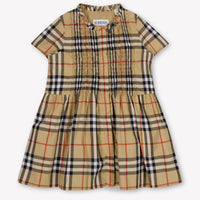 Burberry Rose Baby Meisjes Jurk In Beige