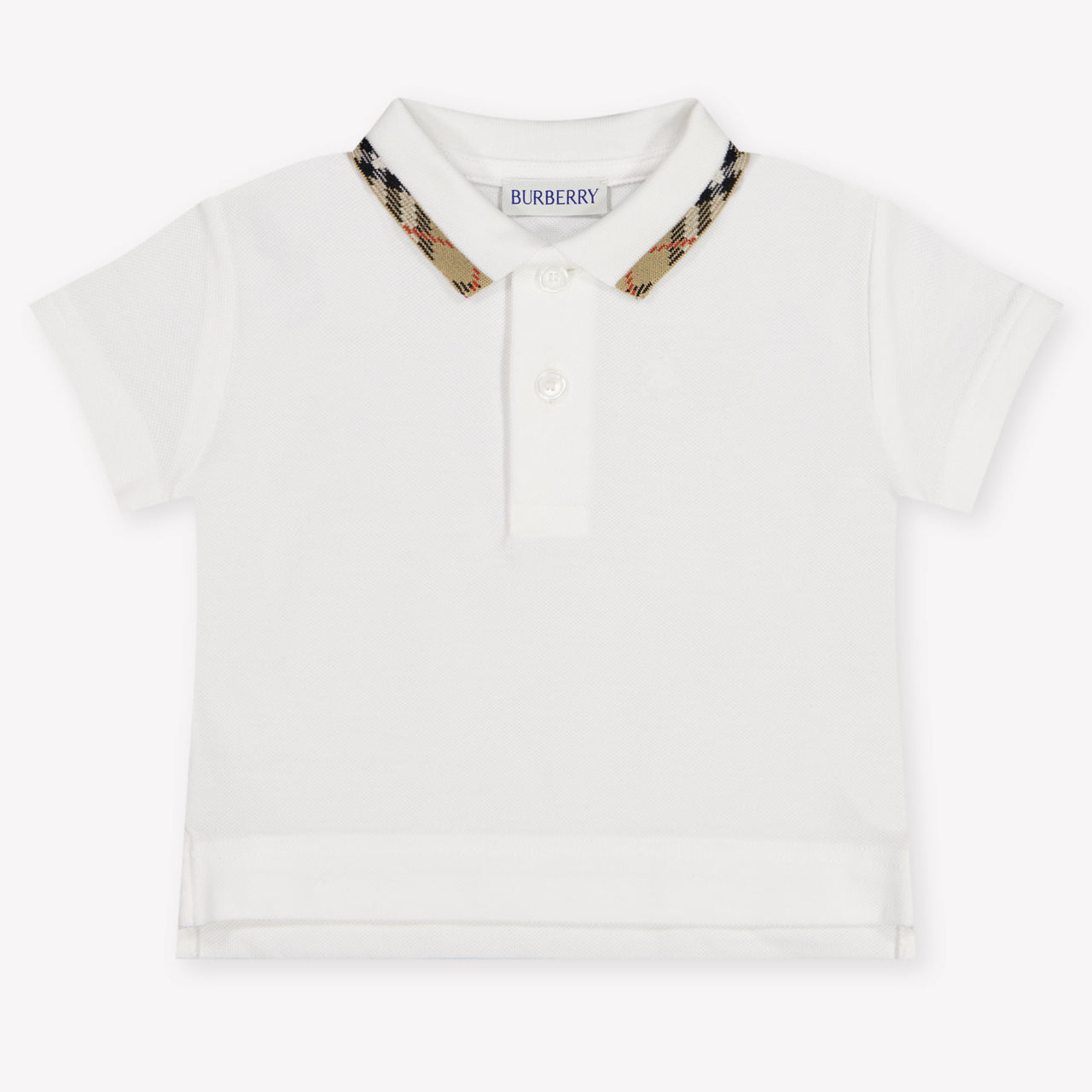 Burberry Johane Baby Jongens Polo In Wit