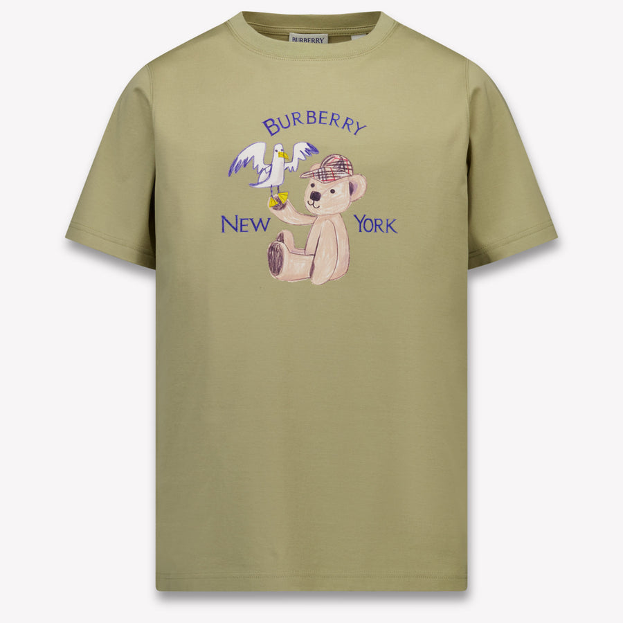 Burberry Cedar Kinder Unisex T-Shirt In Licht Beige