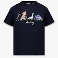 Burberry Cedar Kinder Unisex T-Shirt In Navy