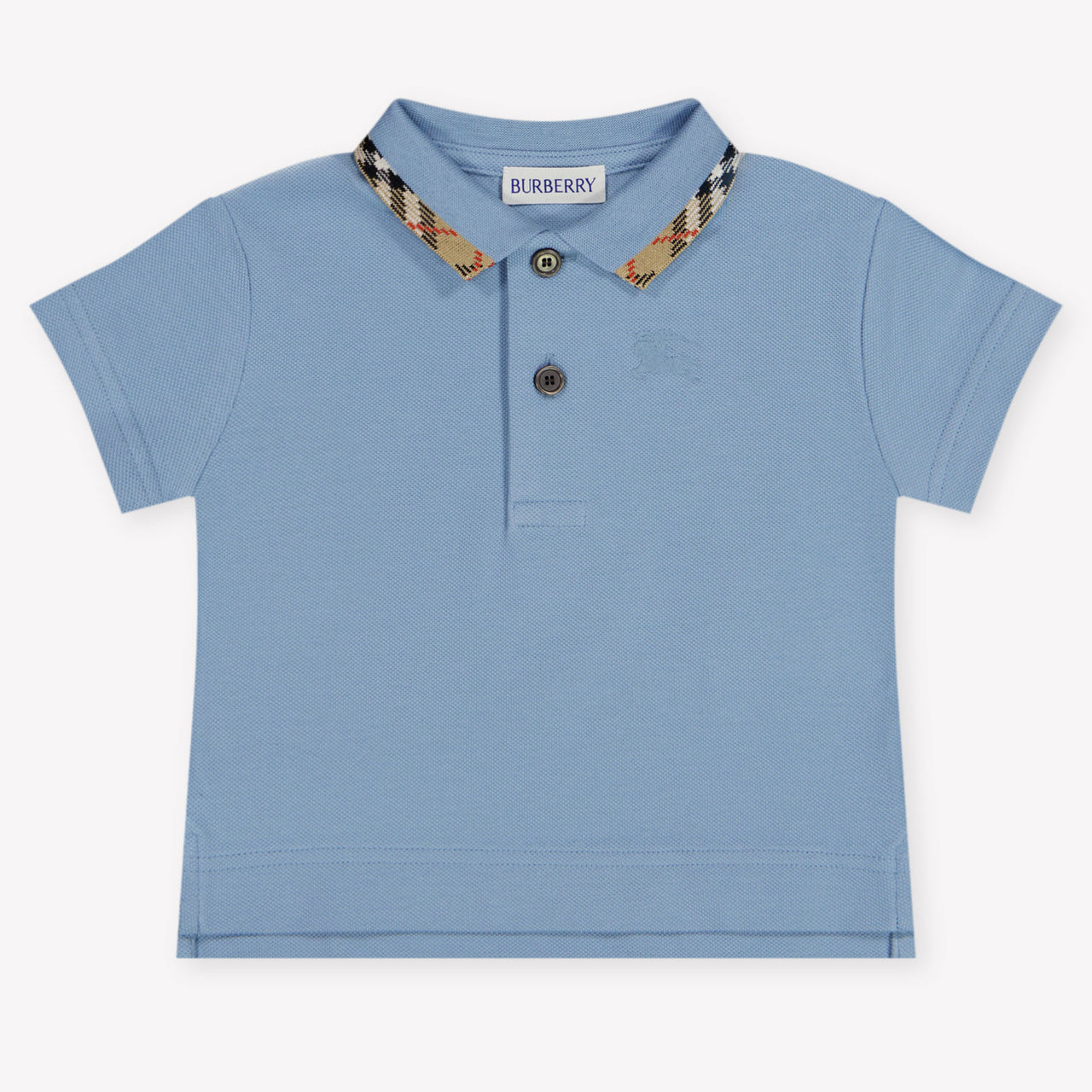 Burberry Johane Baby Jongens Polo In Licht Blauw