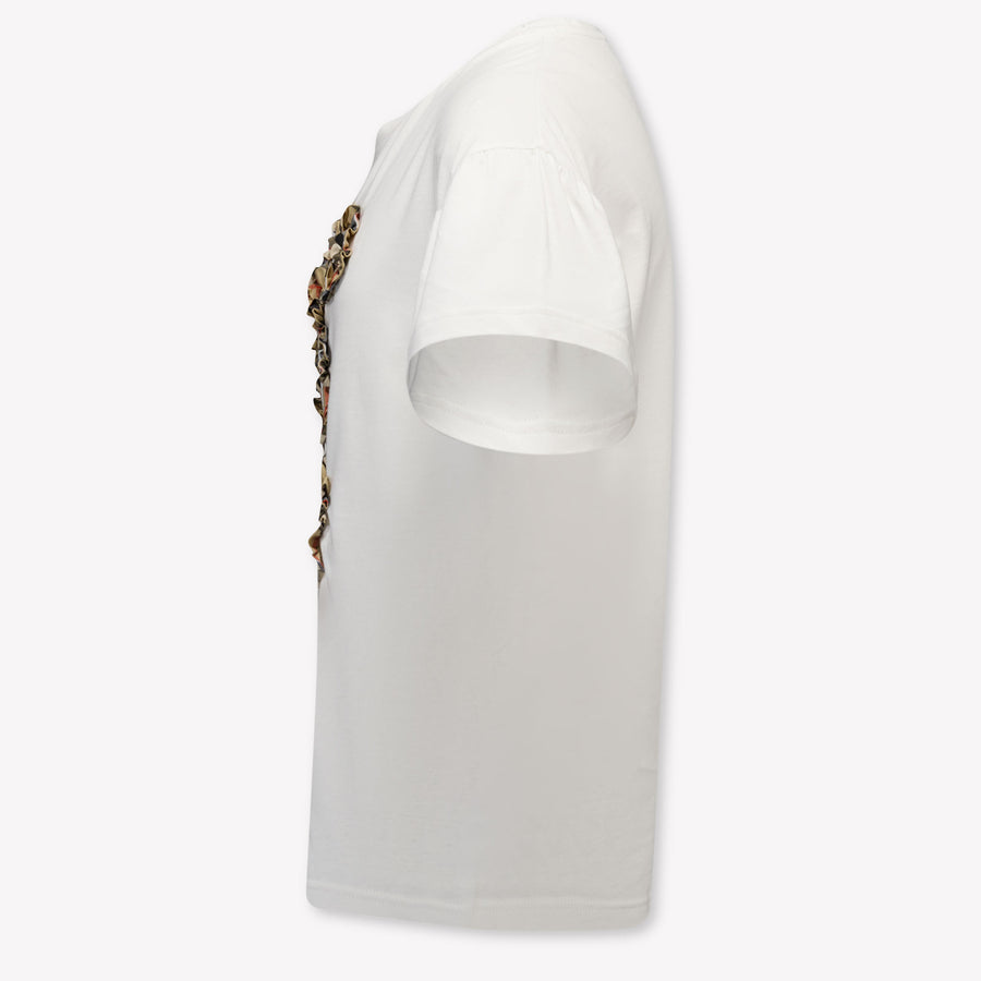 Burberry Roxy Bow Kinder Meisjes T-Shirt In Off White