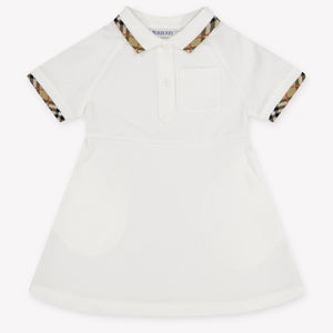 Burberry Romola Baby Meisjes Jurk In Wit