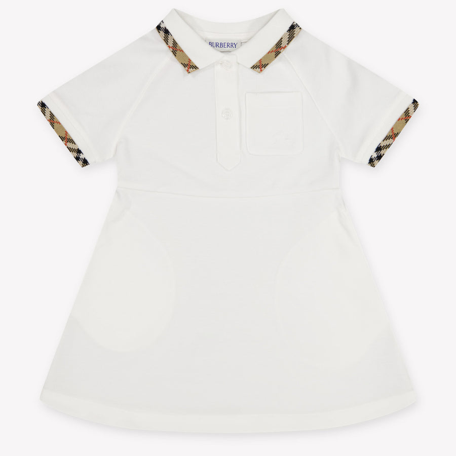 Burberry Romola Baby Meisjes Jurk In Wit