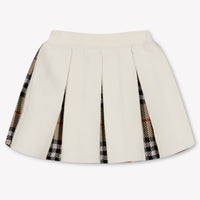 Burberry Theo Baby Meisjes Rokje In Off White