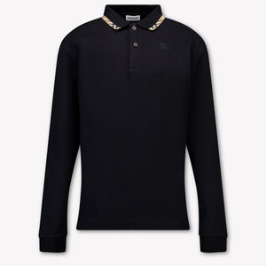 Burberry Johane Kinder Jongens Polo In Zwart