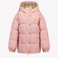 Burberry Penelope Kinder Meisjes Winterjas In Licht Roze