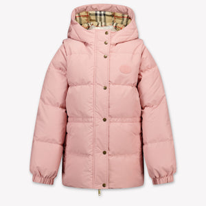 Burberry Penelope Kinder Meisjes Winterjas In Licht Roze