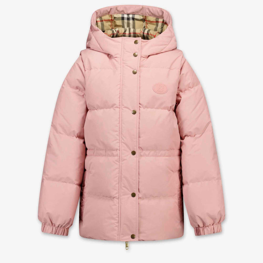 Burberry Penelope Kids Girls Winter coat In Light Pink