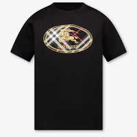 Burberry Cedar Kids Boys T-Shirt In Black