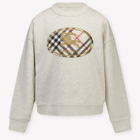 Burberry Isla Kinder Unisex Trui In Off White