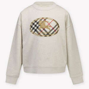 Burberry Isla Kinder Unisex Trui In Off White