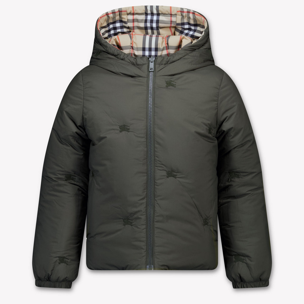 Burberry Jesse Kinder Jongens Winterjas In Donker Groen