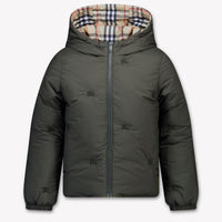 Burberry Jesse Kinder Jongens Winterjas In Donker Groen