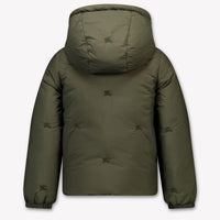 Burberry Jesse Kinder Jongens Winterjas In Donker Groen
