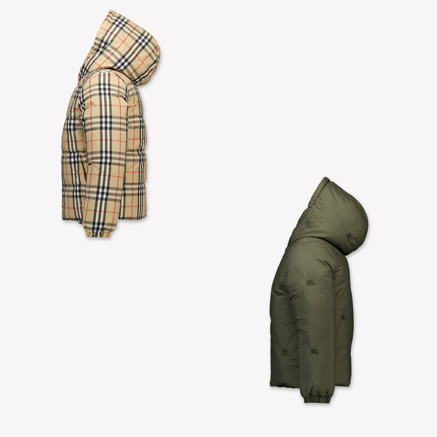 Burberry Jesse Kinder Jongens Winterjas In Donker Groen
