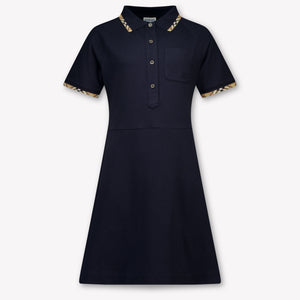 Burberry Romola Kinder Meisjes Jurk In Navy