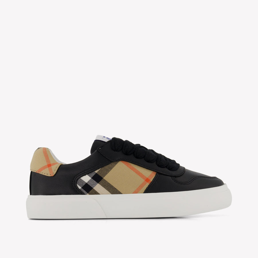 Burberry Noah Kinder Unisex Sneakers In Zwart