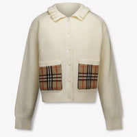 Burberry Rothwell Kinder Meisjes Vest In Off White