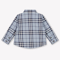 Burberry Owen Baby Jongens Blouse In Licht Blauw