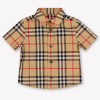 Burberry Owen Baby Garçons Blouse en Beige